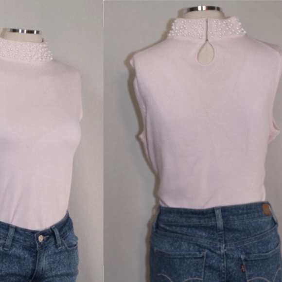 Mercer Street Studio 2 Pc. Pink Beaded Sweater - Picture 3 of 15